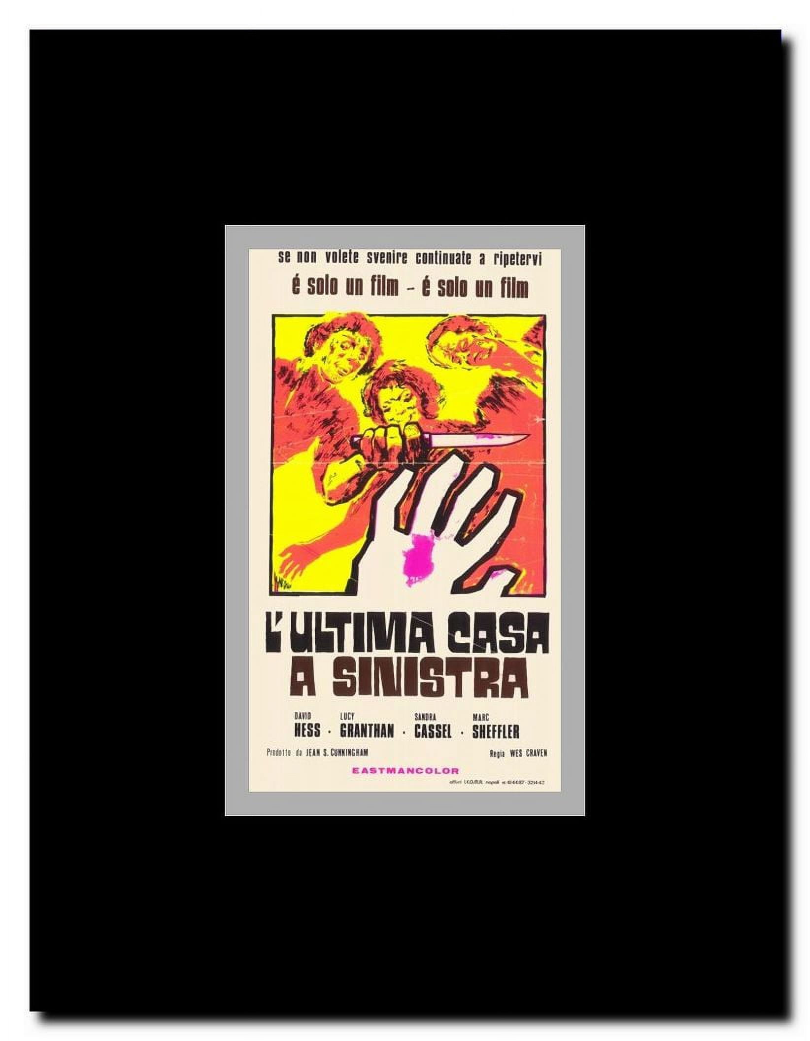 Last House on the Left Framed Movie Poster