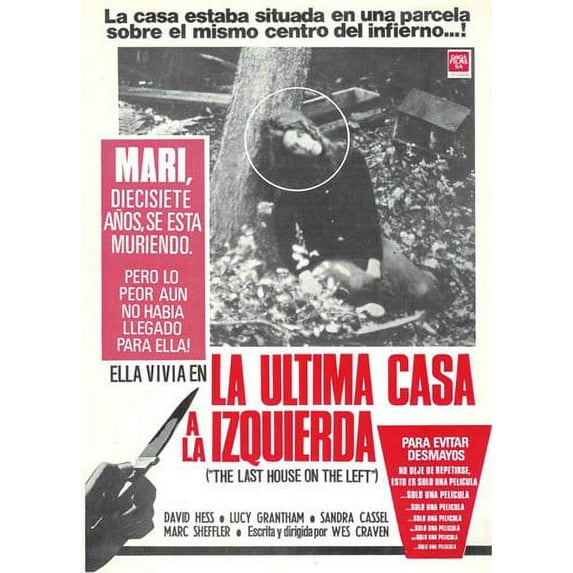 Last House on the Left Movie Poster (11 x 17)
