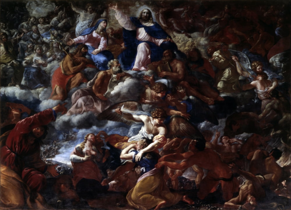 Last Judgement (Giudizio Universale) Canvas Art -  (36 x 24)