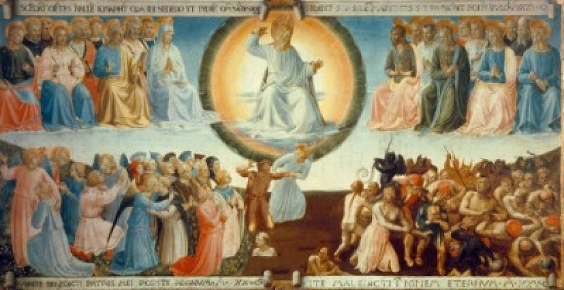 Last Judgment by Fra Angelico (ca1395-1455) Italy Florence Museo di San Marco 1430 Canvas Art - Fra Angelico (18 x 24)