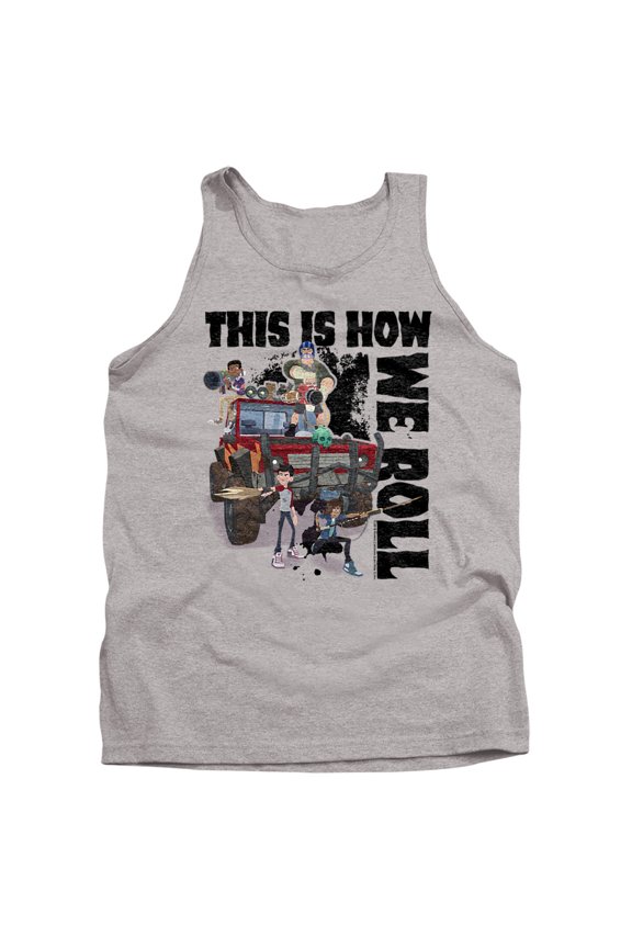 This is How We Roll Big Mama Unisex Adult Tank Top, Athletic Heather, Large