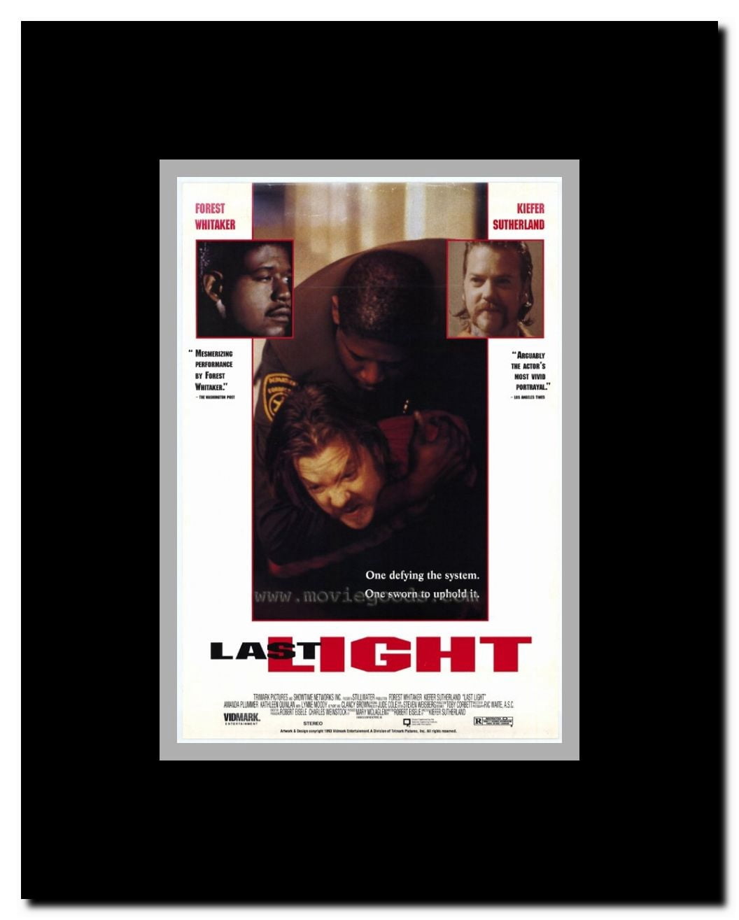 Last Light Framed Movie Poster