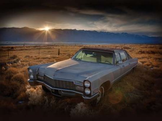 Last Light - Keeler California Canvas Art - Rod Edwards (18 x 24)