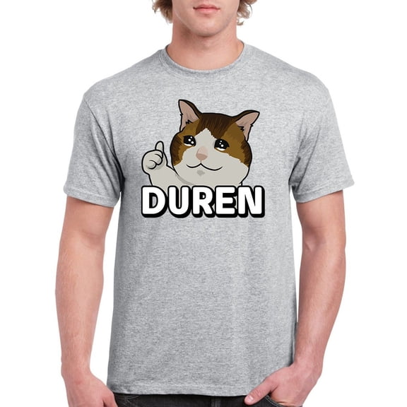 Last Long. Sad Kitten T-Shirt Men -Smartprints Designs, Male x-Large