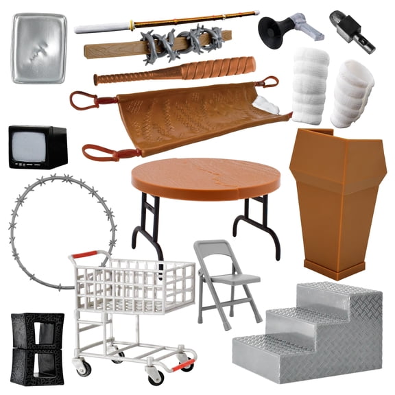 Last Man Standing Match Accessory Set for Wrestling Figures