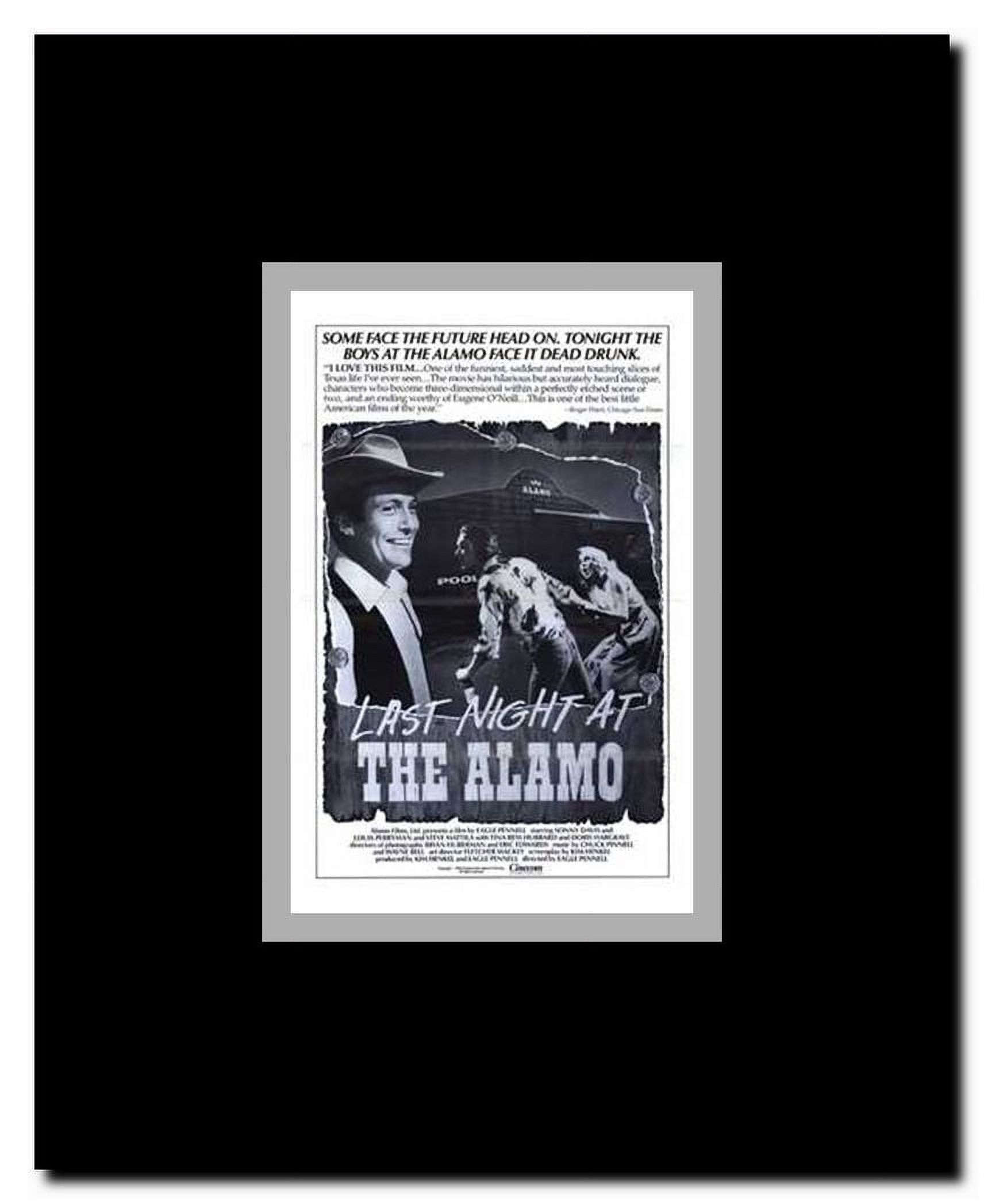 Last Night At the Alamo Framed Movie Poster