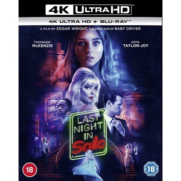 Last Night in Soho (4K Ultra HD) Matt Smith Diana Rigg Thomasin McKenzie Jessie Mei Li