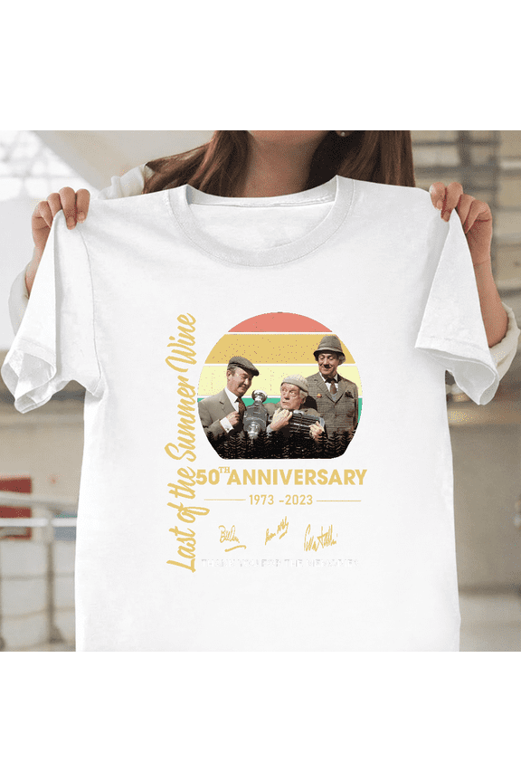Last Of The Summer Wine 50th Anniversary BBC Unisex T-Shirt, up to size 3XL.