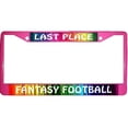 thumbnail image 1 of Last Place Fantasy Football Rainbow Pink License Plate Frame, 1 of 1