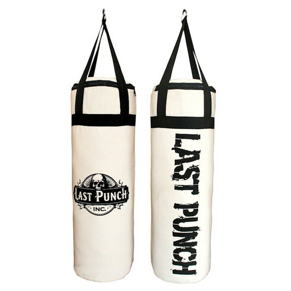 Last Punch Canvas Training & Fitness Pro Boxing Punching Bag with Straps