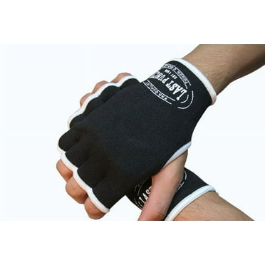 Last Punch MMA Black Hand Wrap Training Gloves Good Quality All Sizes S to XL