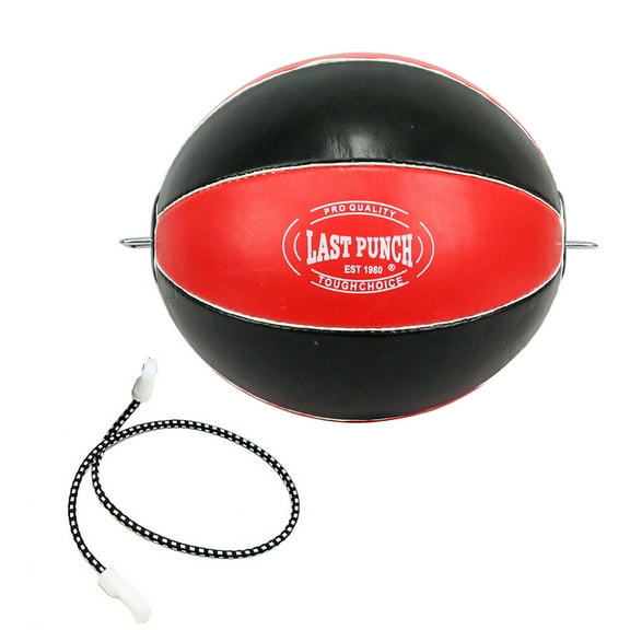 Last Punch 9483S Double Swivel Speed Ball with Cord - Red & Black