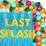 Kreatwow Last Splash Bachelorette Party Decoration Kit, Balloon Banner, Foil Fringe Curtain