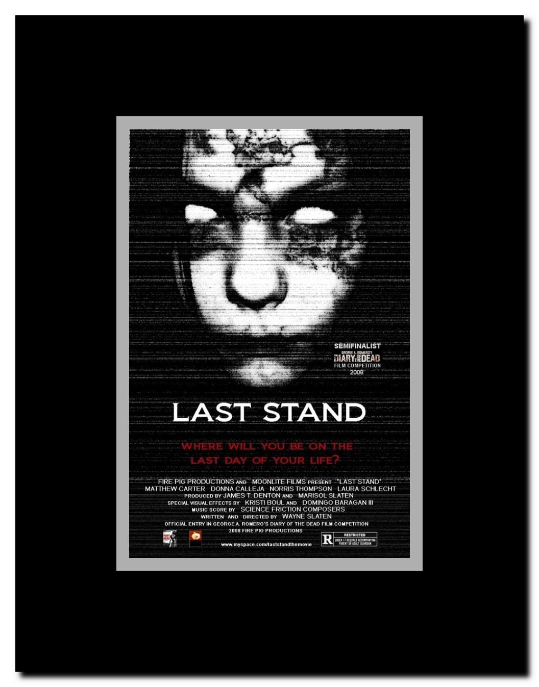 Last Stand Framed Movie Poster