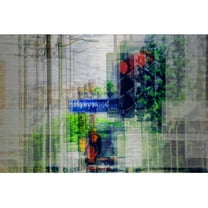 "Last Stop for Fame" Painting Print on Brushed Aluminum