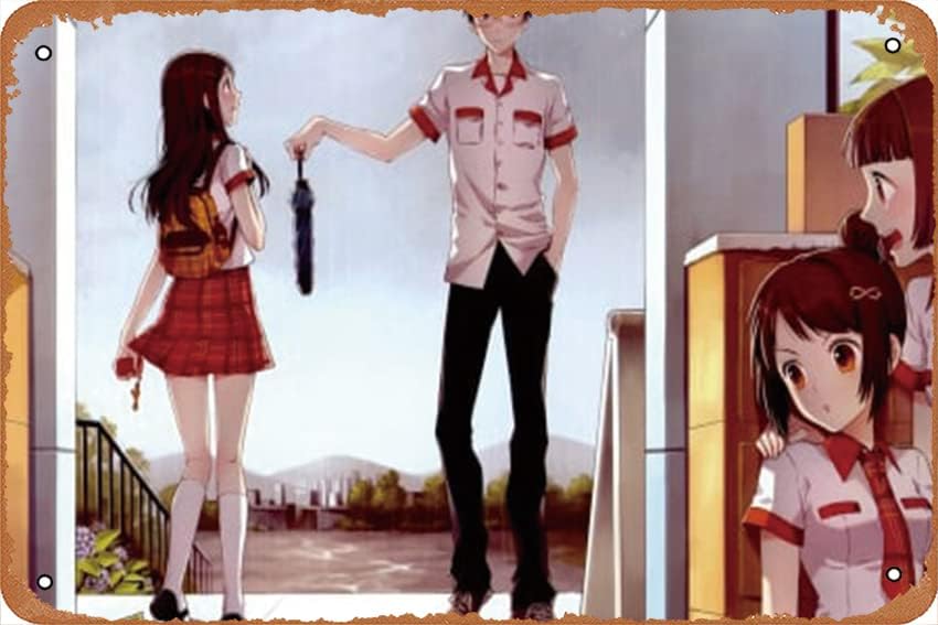 Last Summer Anime 12 x 8 inch Comic Retro Metal Logo Fun Comic Book