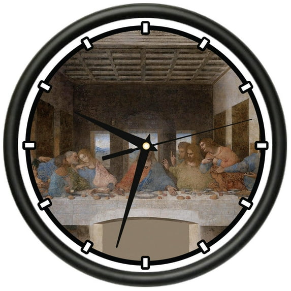 Last Supper Design Wall Clock | Precision Quartz Movement | Décor For School Class Office Bedroom Decoration