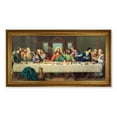 thumbnail image 1 of Last Supper Picture Framed Wall Art Decor Extra Large, Antique Gold-Leaf Frame with Fine Roping Edging, 1 of 2