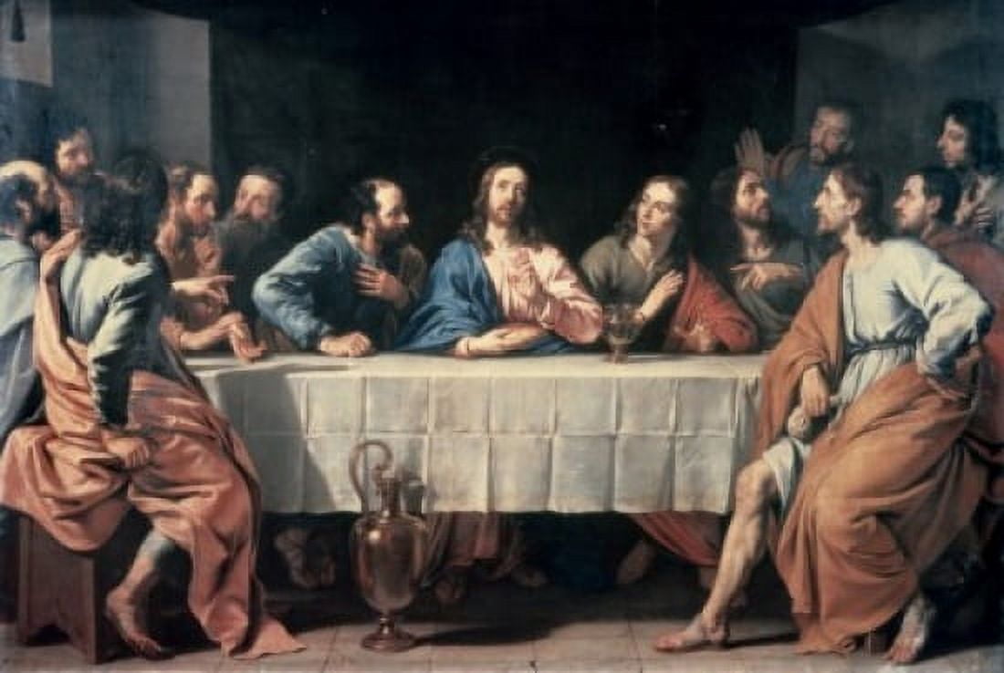 The Last Supper ca 1652 Philippe de Champaigne (1602-1674 French) Oil on canvas Musee du Louvre Paris France Canvas Art - Philippe de Champaigne (18 x 24)