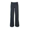thumbnail image 1 of Last Tango Mid Waist Pockets Tie Waist Button Zipper Closure Crepe Pants-BLACK / 12, 1 of 22