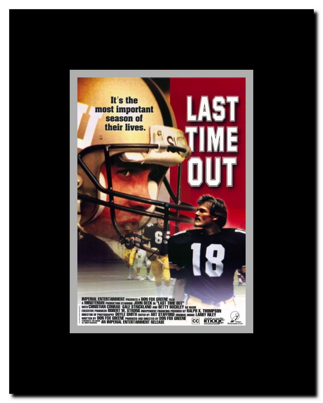 Last Time Out Framed Movie Poster