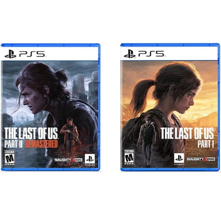 The Last of Us Part II Remastered + The Last of Us Part I PlayStation 5 - For PlayStation 5 - Rated M (Mature) - Action & Adventure - Includes Left Behind prequel chapter