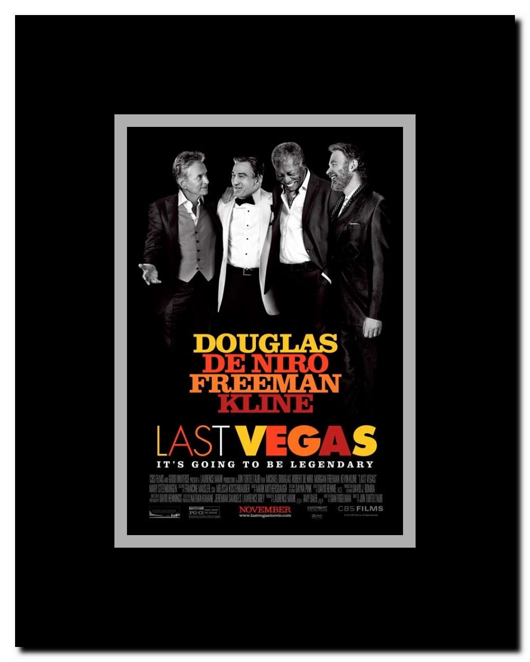 Last Vegas Framed Movie Poster