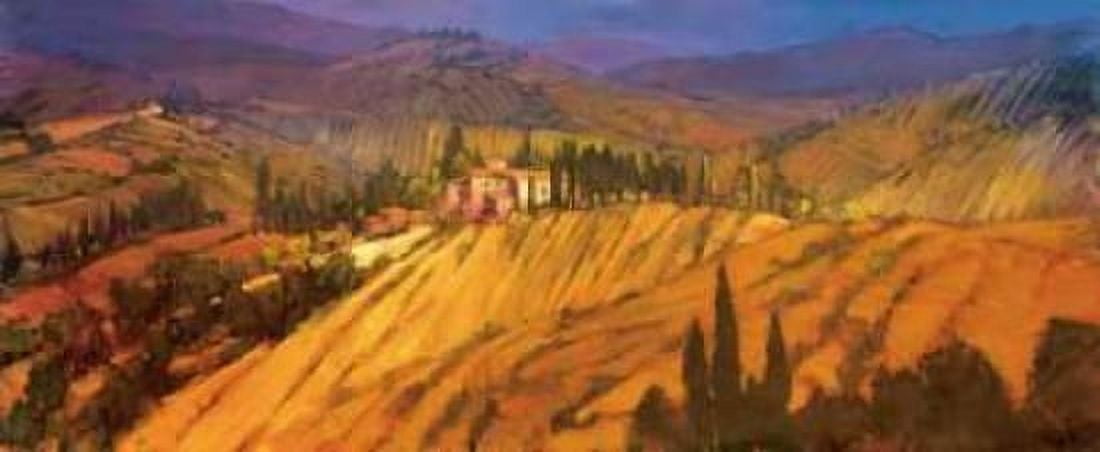 Last View of Tuscany Canvas Art - Philip Craig (24 x 48)