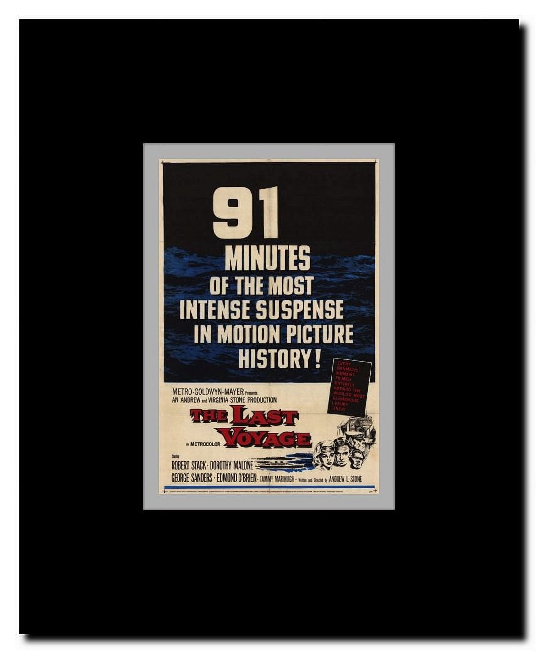 Last Voyage Framed Movie Poster