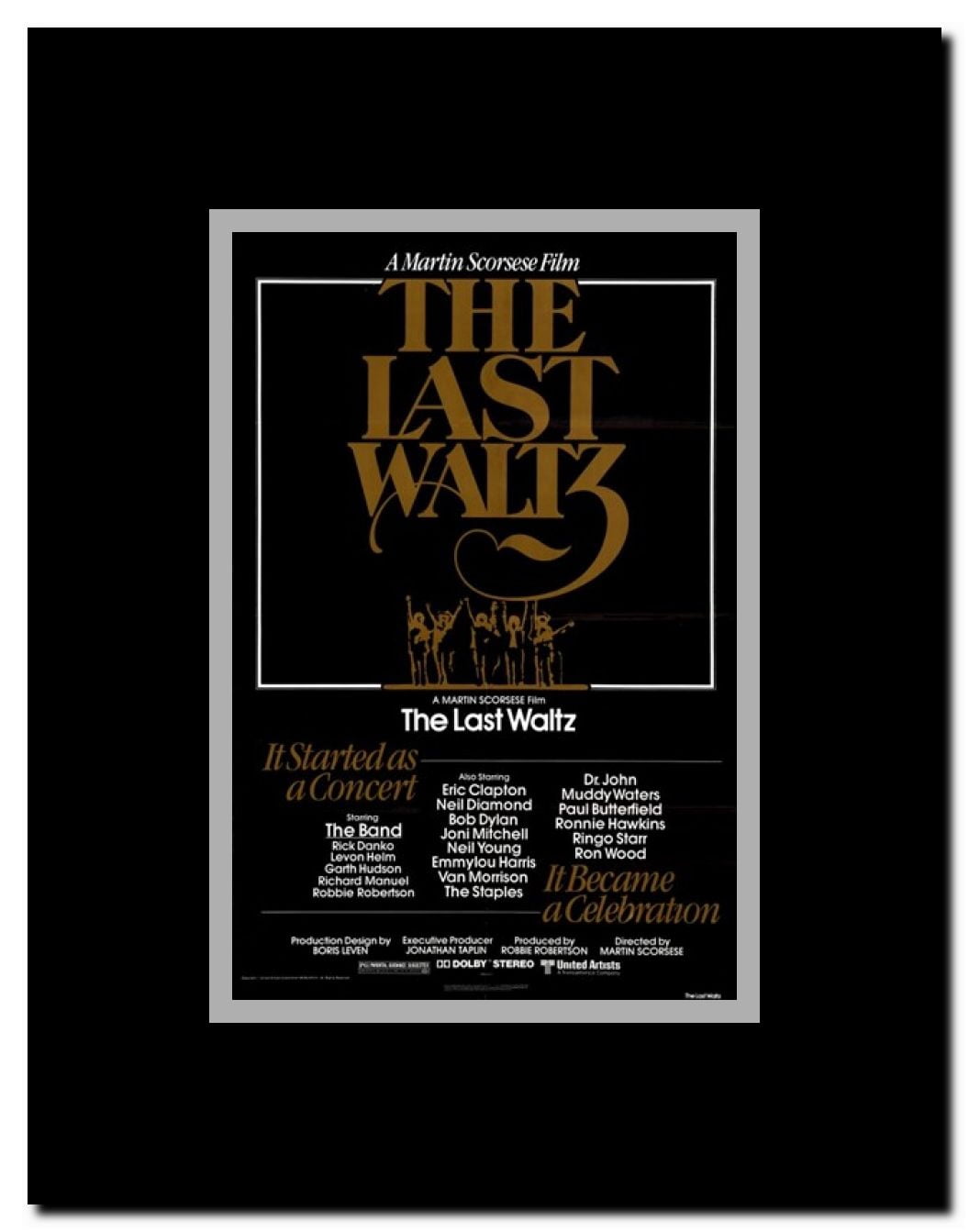 Last Waltz Framed Movie Poster