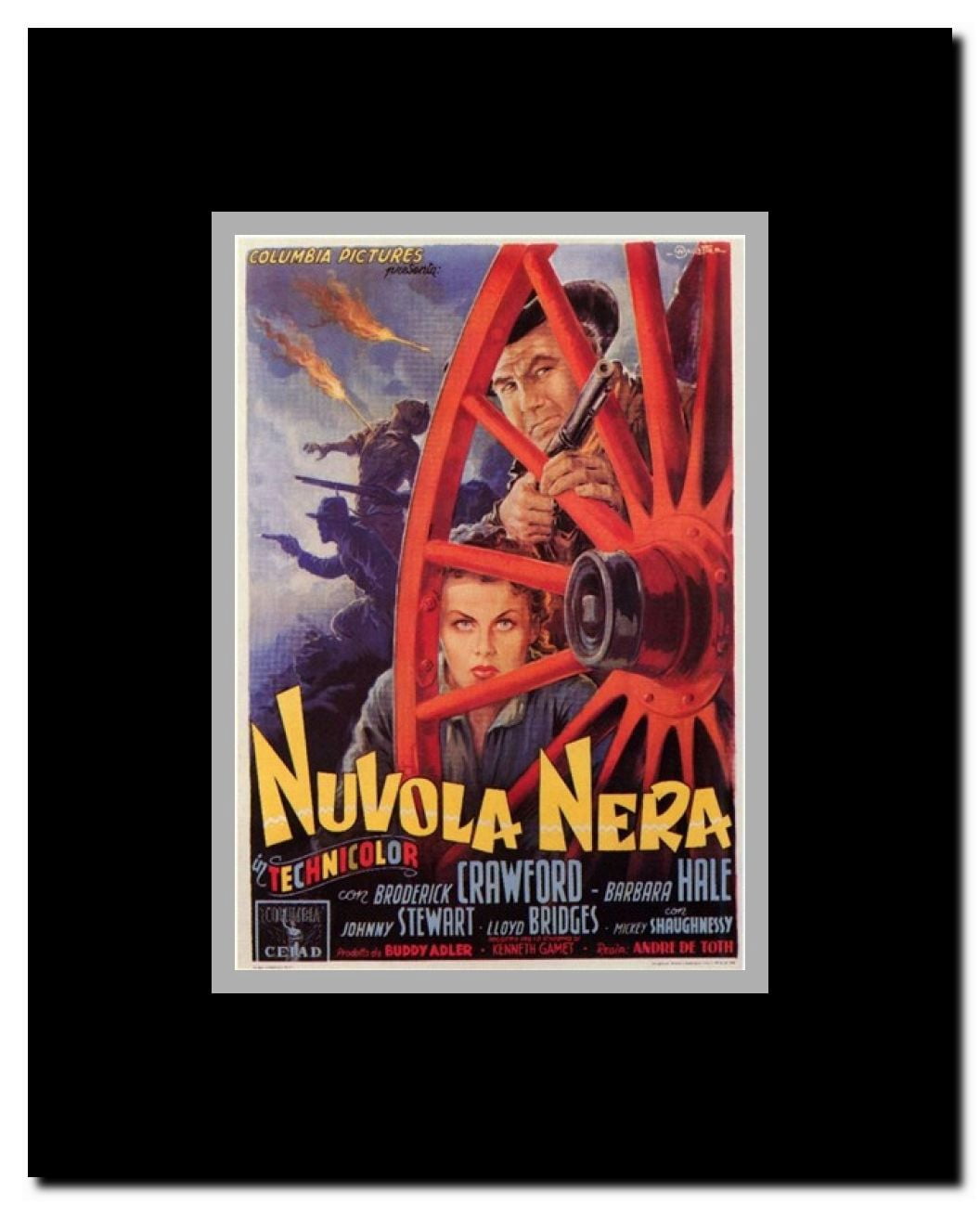 Last of the Comanches Framed Movie Poster