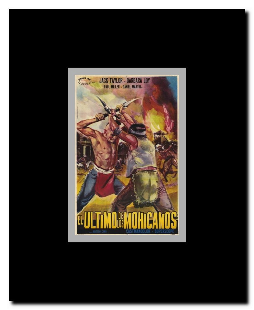 Last of the Mohicans Framed Movie Poster