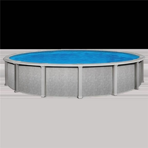 LastPlay Stylish Swimming Pool, Round, Stainless Steel Multi-color, 24 Feet x 54 Inches