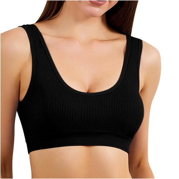 Lastesso Bras for Women No Underwire Full Coverage Push up Seamless Bralettes Cheeky Tank Style Sleepwear Yoga Bra Everyday Wear