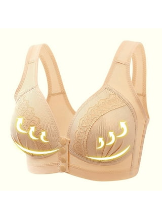 Lastesso Wireless Support Bras for Older Women 2023 Plus Size Full Coverage  Push up Bralettes No Underwire Bras Everyday Wear 