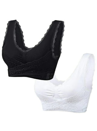 Bali Women's Comfort Revolution Flexible Wireless Shaping Bra, 2 Pack  (White/Nude, M) 