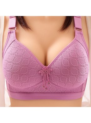 Soutien-gorge Push-up Demi-coupelle Ambrielle 34C - Modèle Lavender Taupe En Dentelle