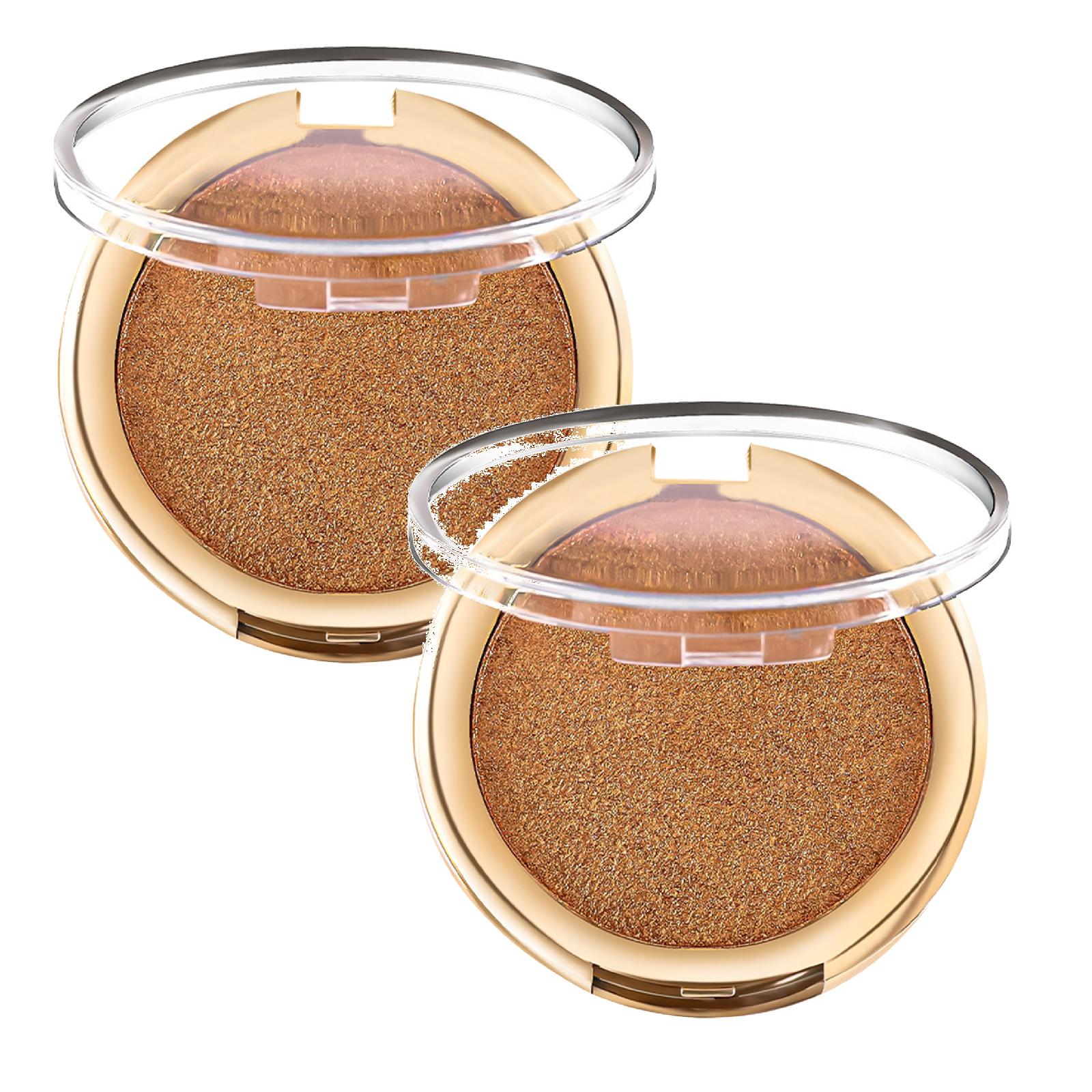 Lasting Sparkling Highlighter MakeupSun Glow, Baking Powder Polarizing
