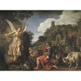 thumbnail image 1 of Lastman Angel Raphael Takes Leave Old Tobit Painting Extra Large XL Wall Art Poster Print, 1 of 3