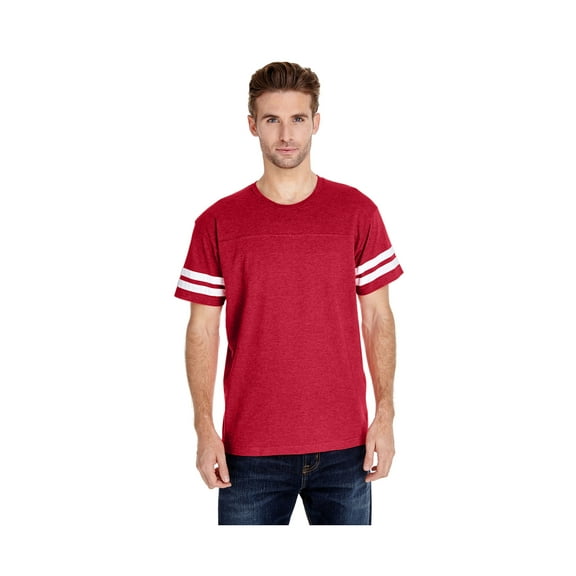 Lat Adult Fine Jersey Football T-Shirt, Style 6937