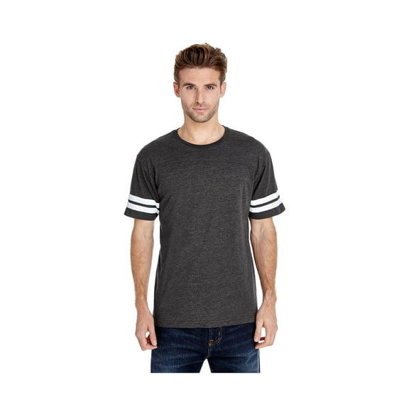 Lat Adult Fine Jersey Football T-Shirt, Style 6937