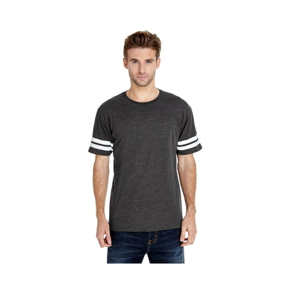 Lat Adult Fine Jersey Football T-Shirt, Style 6937