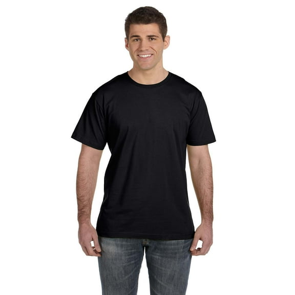 LAT - Fine Jersey Tee - 6901, Black, XL, Pack Of 5, Boys Graphic Tees