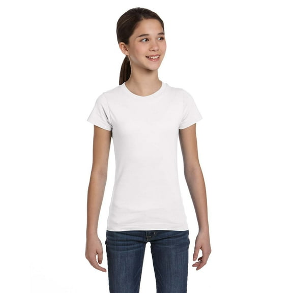 Lat Girls' Fine Jersey Tee 2616