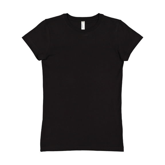 Lat-Ladies' Junior Fit Fine Jersey T-Shirt-3616