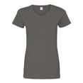 thumbnail image 1 of Lat Ladies' V-Neck Fine Jersey Tee 3507, 1 of 2