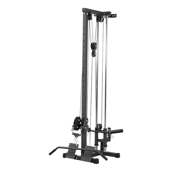 Lat Pulldown Machine, 3-in-1 Cable System with 18-Level Adjustment, Wall-Mount Home Gym, 500 lb Load for Full-Body & Single-Arm