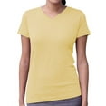 thumbnail image 1 of Lat Women's Fine Jersey V-Neck Longer Length T-Shirt, 1 of 2