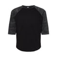 thumbnail image 1 of Lat Youth Baseball Fine Jersey Three-Quarter Sleeve Tee, 1 of 2
