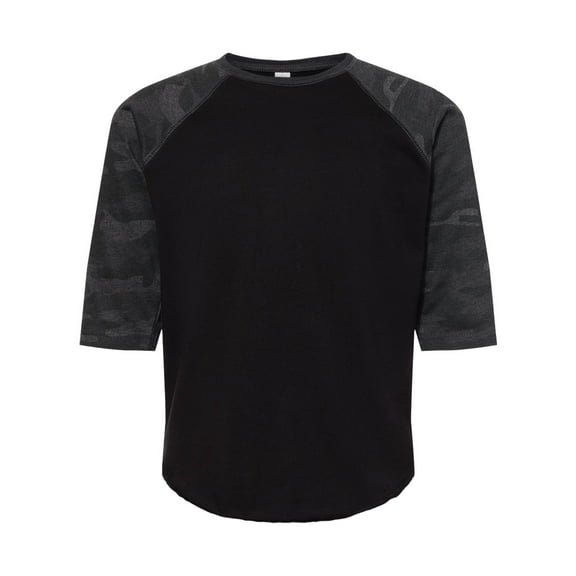 Lat Youth Baseball Fine Jersey Three-Quarter Sleeve Tee